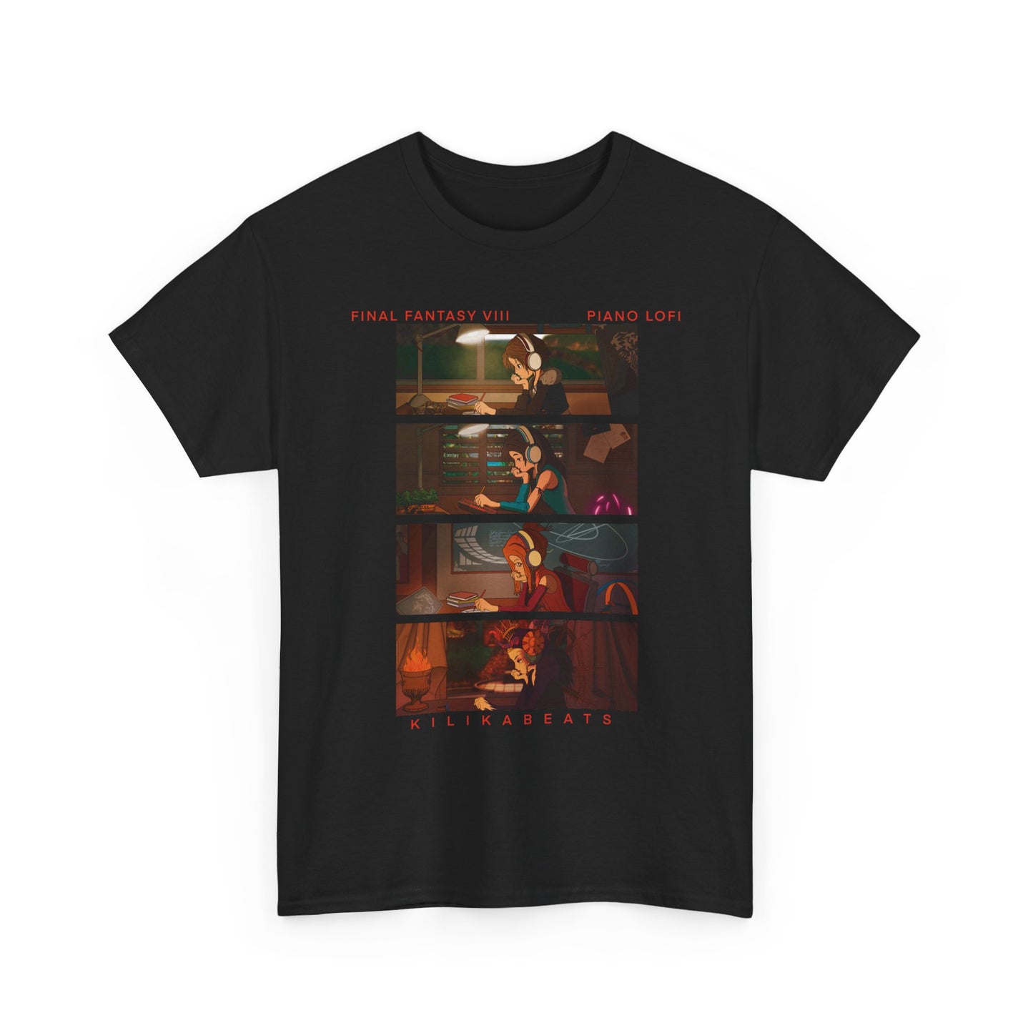 FF8 LoFi - Front-Print Tee