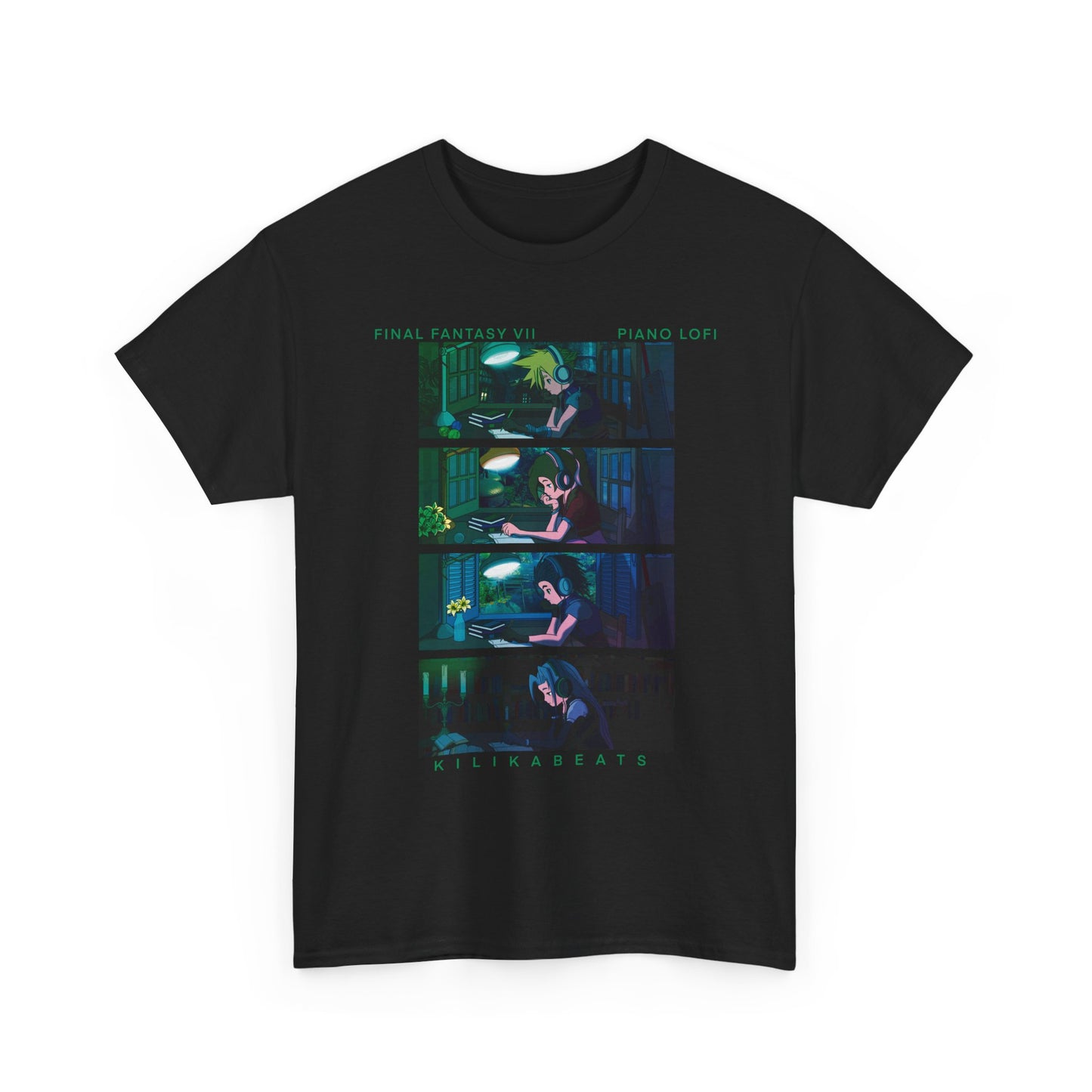 FF7 LoFi (Vol2)(A)- Front-Print Tee